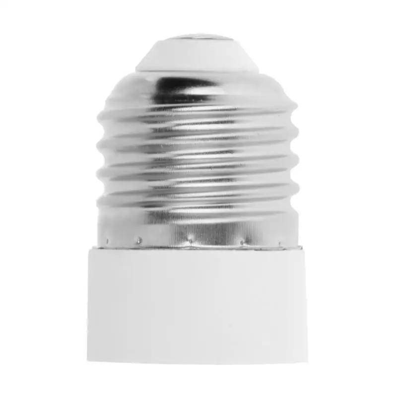 

E27-E14 40mm Lamp Holder Converter Fireproof PBT Light Bulb Adapter Screw Turn Convert Large Screw Cap 5pcs / lot