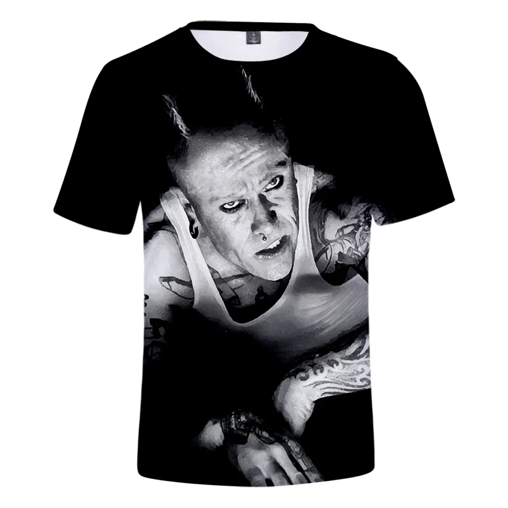 Prodigy Keith Flint Nieuwe модель Повседневная 3D футболка Vrouwen вокалист уличная одежда хип