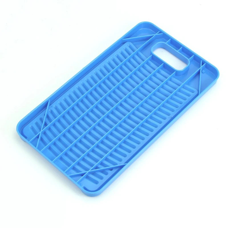 TOP!-Plastic Washboard Washing Board Shirts Cleaning Laundry For Kid Clothes 28*15.5cm