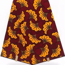 Горячая африканская ткань для платья африканская восковая печать ткань tissus воск ткани для пэчворка 6 ярдов хлопчатобумажная ткань Y-139