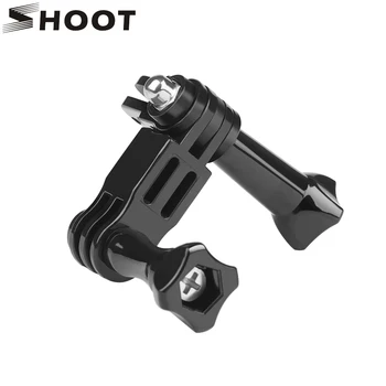 

SHOOT 3 Way Adjustment Base Mount Pivot Arm Adapter for GoPro 8 9 7 5 Xiaomi Yi 4K Sjcam Eken Go Pro Action Camera Accessory