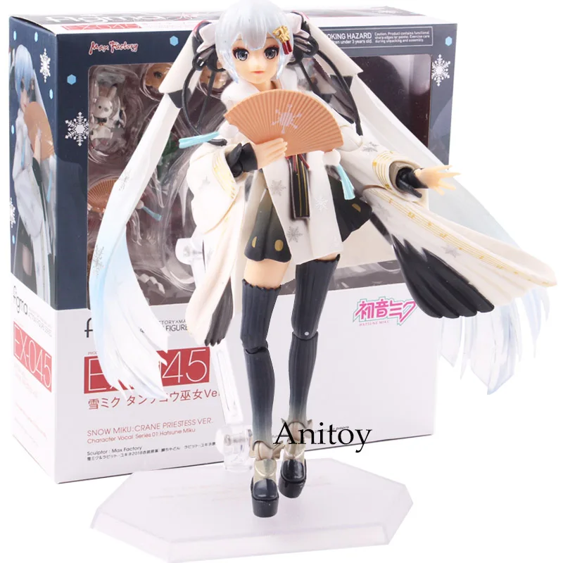 snow miku crane priestess