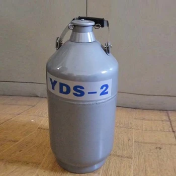 Aluminum Alloy Liquid Nitrogen Containers Dewar Nitrogen Liquid 2L YDS-2 yds 50b small capacity cryogenic liquid nitrogen tank