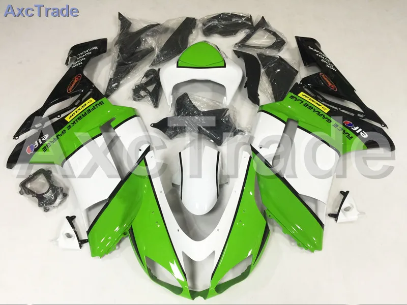

Motorcycle Fairings For Kawasaki Ninja ZX6R 636 ZX-6R 2007 2008 07 08 ABS Plastic Injection Fairing Bodywork Kit Green Black