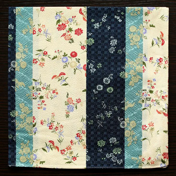 Высококачественный мягкий креп шелковые мужские и женские платки карманные, дизайн хризантемы, винтажный Карманный квадратный, лучший подарок для друга