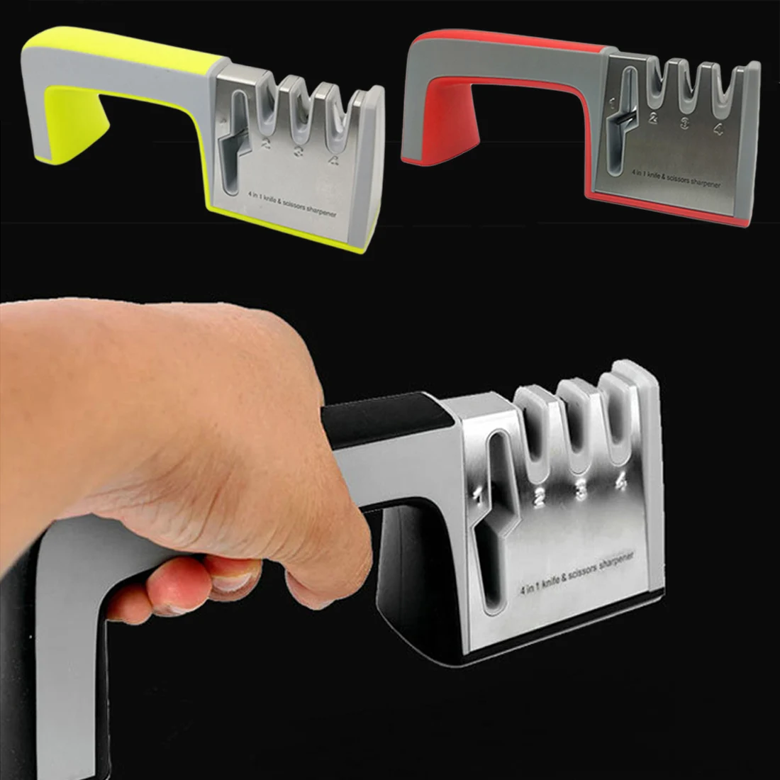 Buy 4 in 1 Multifunctional Knife Sharpener Diamond