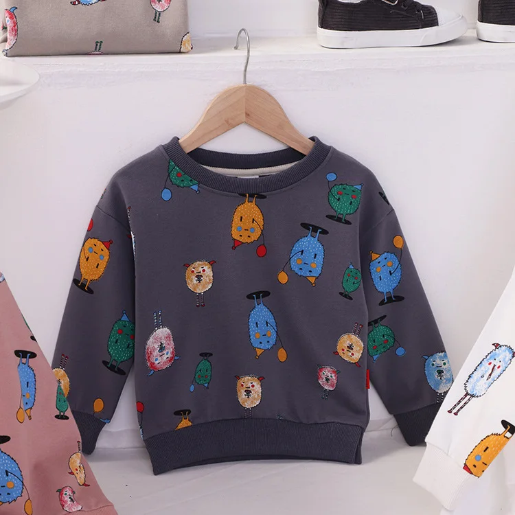 Children Sweatshirt For Baby Boys Girls Tops Tees Toddler Boy Clothing Long Sleeve T Shirt Kids Clothes Cartoon Hoodies T Shirts (14)