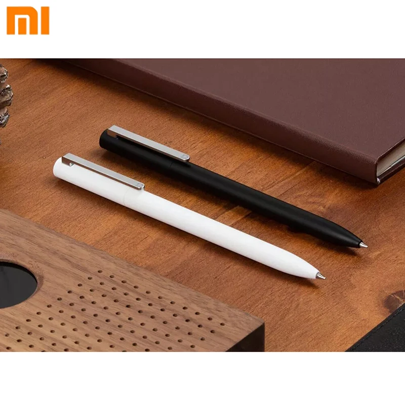 

Original Xiaomi Mijia 0.5mm White Commerce Sign Pen Smooth Switzerland Refill MiKuni Japan Black Ink