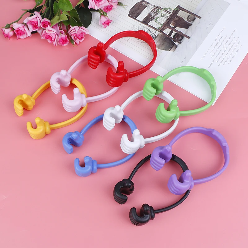 

Universal Adjustable Plastic Thumbs Modeling Mobile phone Holder High Quality Fashion Personality Phone Stand Bracket Holder