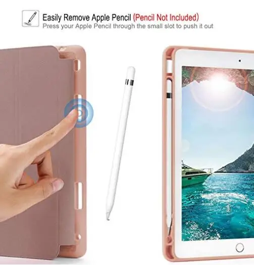 Чехол для ipad air 2019/iPad Pro 10 5 с держателем карандашом тонкий смарт чехол Soke Slim Fit