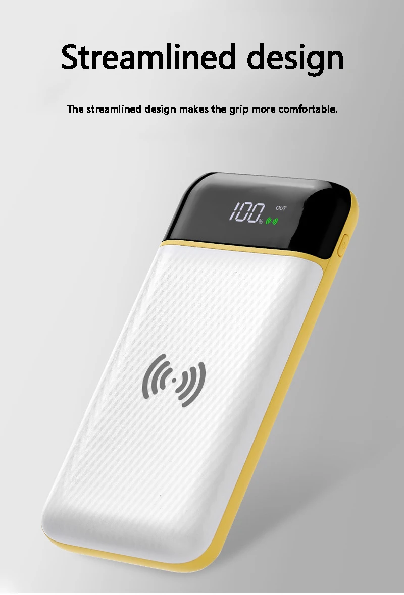 Wireless charging Power Bank 10000mAh External Battery Portable Mobile Phone Charger Universal 2 USB for Phones Tablets