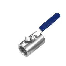 1-1/" BSP внутренняя резьба 304 Нержавеющая сталь широкий шаровой кран для воды, нефти и газа
