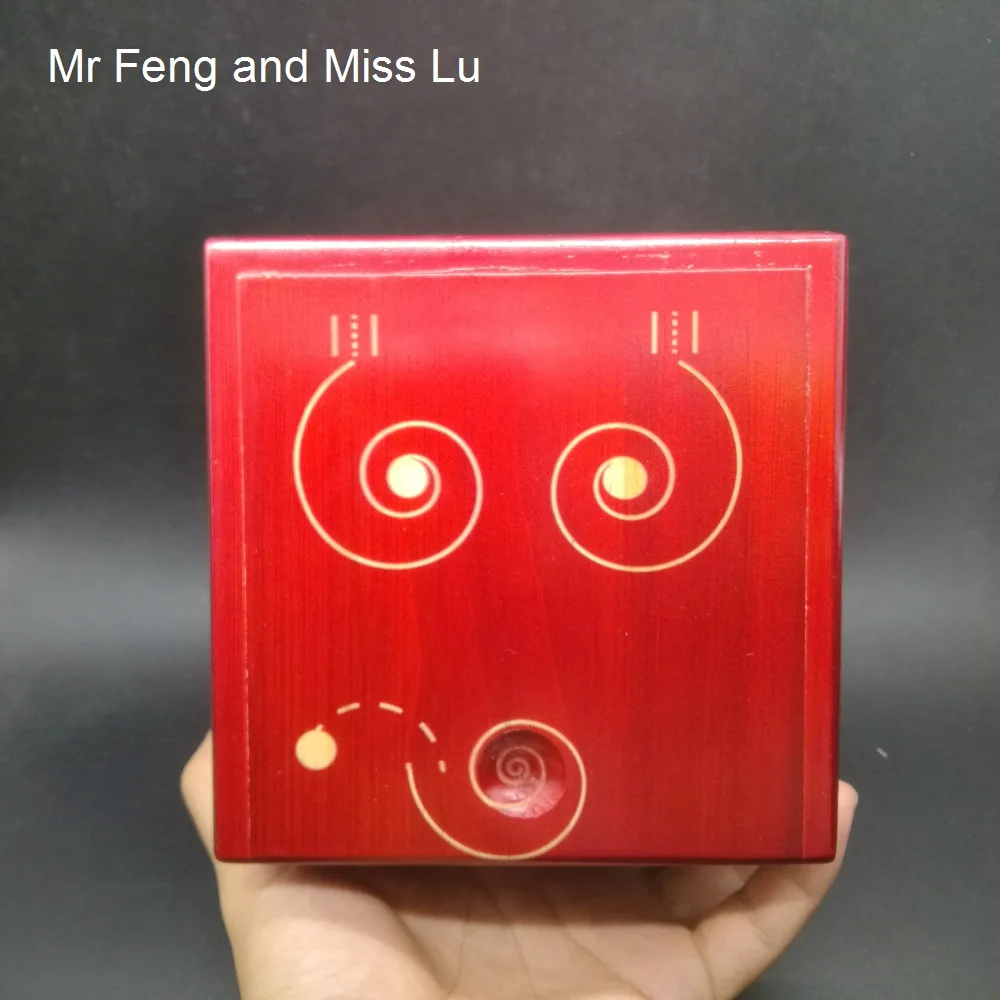 

Difficult Puzzle Box Game Toy Wooden 3D Maze Brain Teaser Coin Money Box Gift