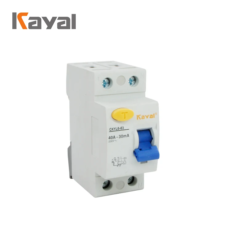 

Original Kayal ID 2P 4P 30mA Risidual circuit breaker RCCB 100mA