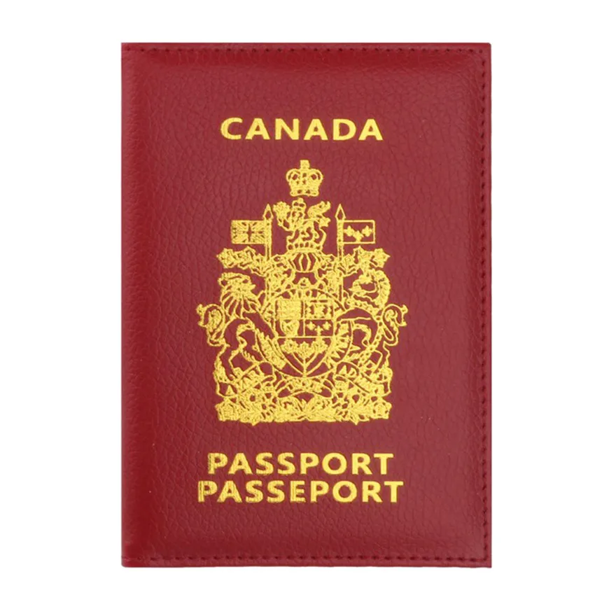 Канадский бумажник с держателем для паспорта, визитница, мягкая обложка для паспорта tarjetero hombre id porte carte monederos kartvisitlik