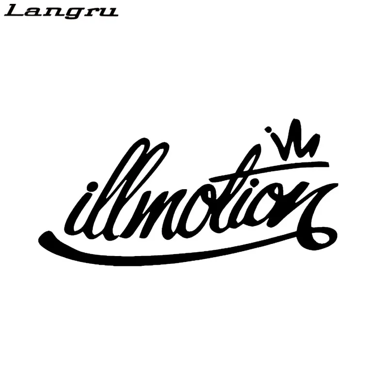 

Langru New Design Art Letter Euro Racing Illest Car Sticker Motorcycles Car Styling Waterproof Vinyl Decal Jdm