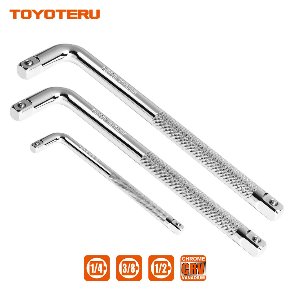 Торцевой ключ TOYOTERU ручной гаечный типа Heavy Drive 1/4 &quot3/8&quot 1/2 &quot хром ванадиевая