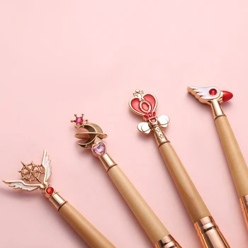 Aesthetic Pastel Kawaii Sailor Moon/Cardcaptor Sakura Makeup bamboo Brushes Bamboo 3