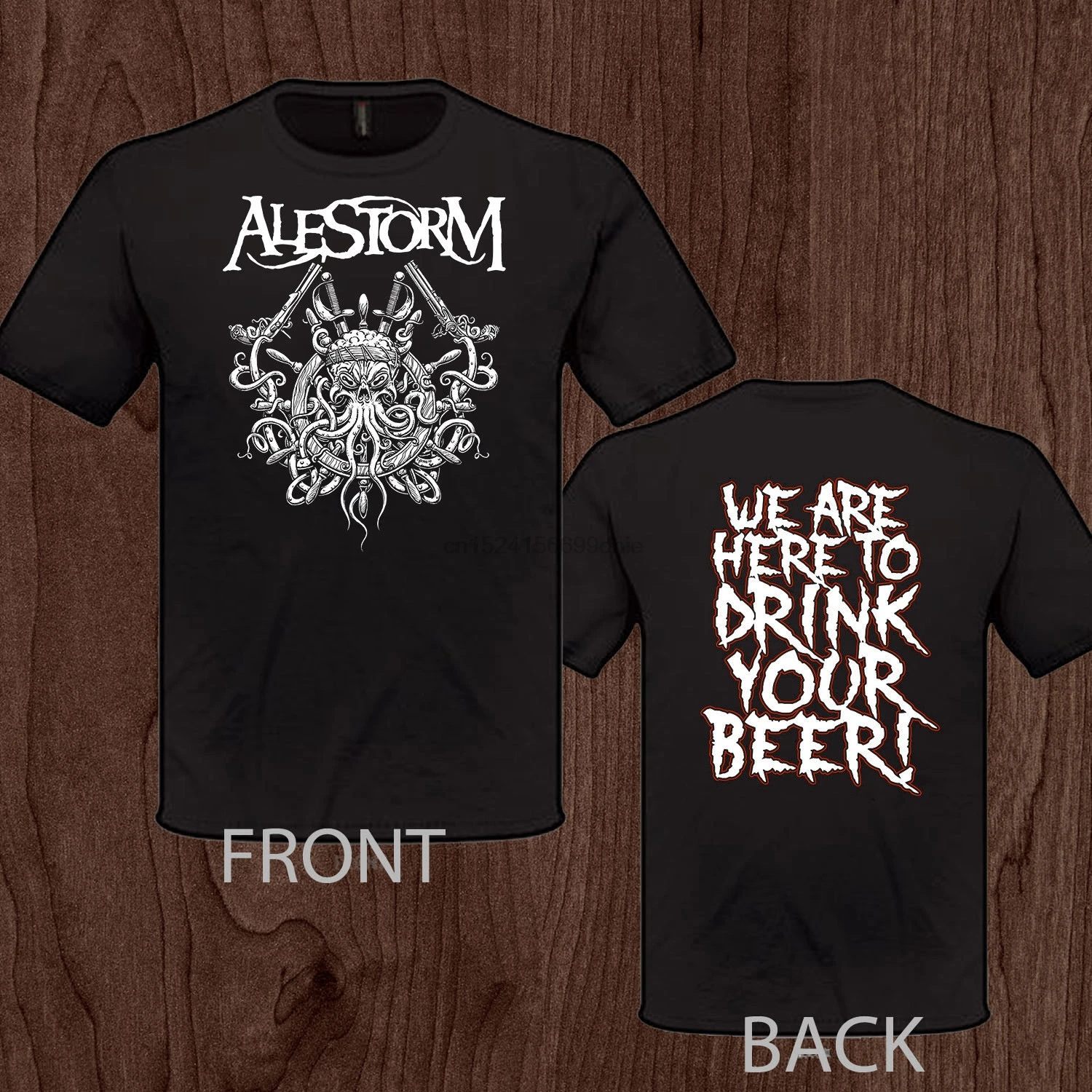 

Alestorm tee T-Shirt folk metal Christopher Bowes S M L XL 2XL 3XL Gloryhammer