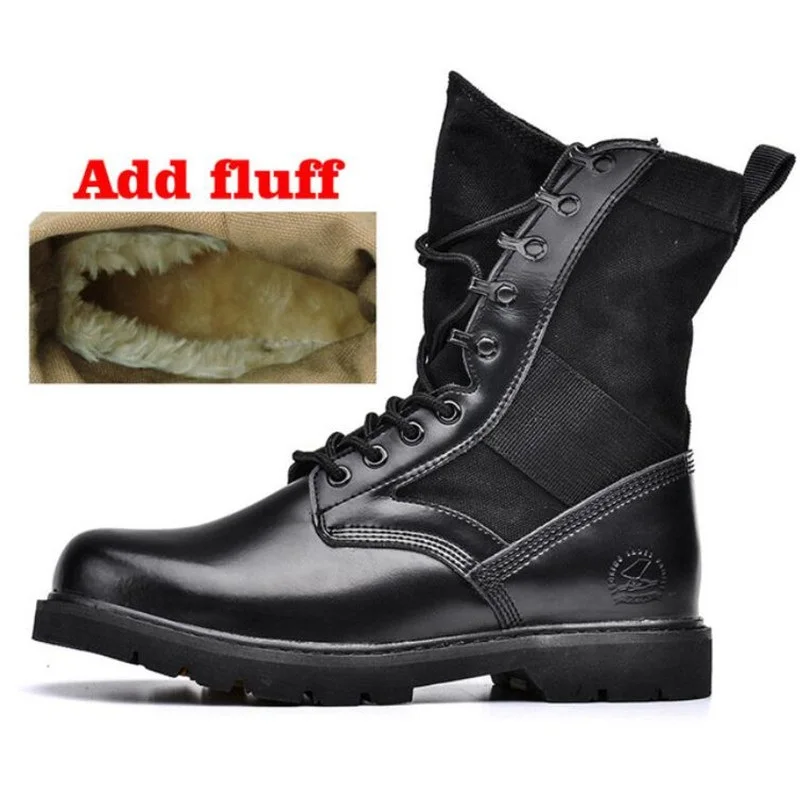 Táticas 35 Novos khaki Dos Ar 46 black preto Add Ao Do Wool Livre Tamanho Deserto Wool De Bege Genuíno Ferramentas Homens Botas Couro Exército Combate aqxAXarRw