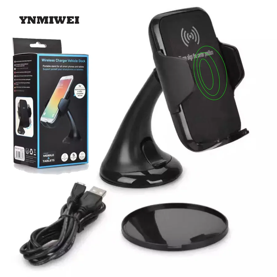 Car Mobile Phone Holder Mount Stand QI font b Wireless b font Phone font b Charger