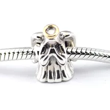 925 стерлингового серебра Divine Angel Резьба Шарм бусины для изготовления ювелирных изделий Подходит оригинальные Подвески Браслеты