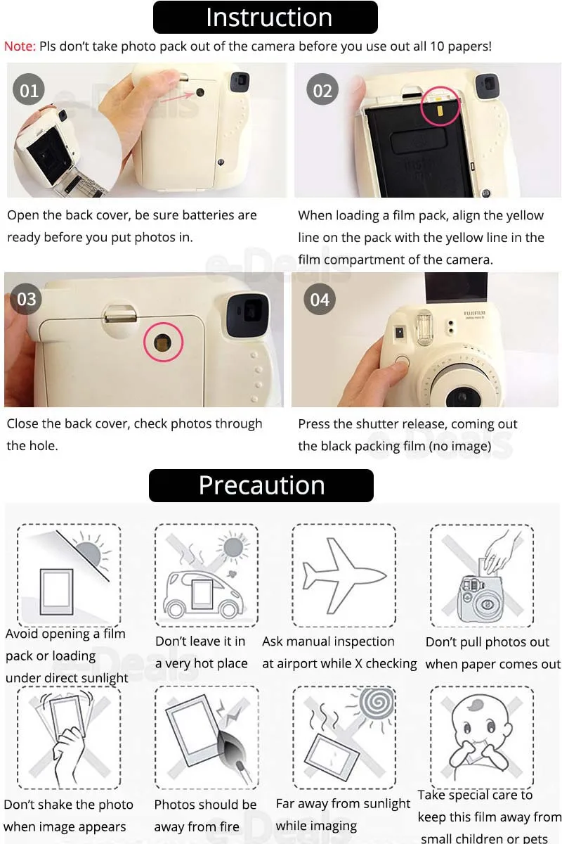 Фотобумага Fujifilm Instax Mini Film 10 100 листов белая фотобумага для камеры 9 8 + 7s 25 50s 70