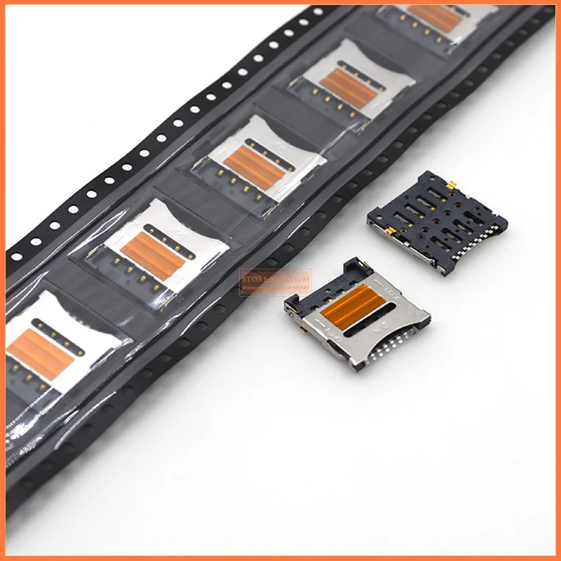 Micro SIM 8pin флип Разъем для карты Слот держатель лоток считыватель сменный HUAWEI Lenovo ZTE