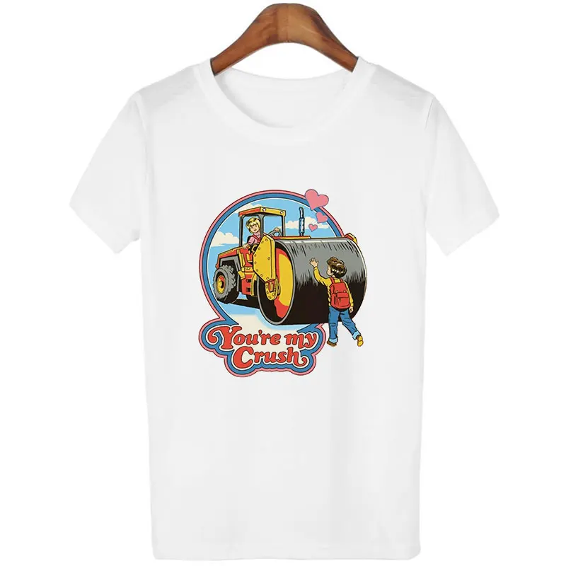 جديد الربيع فوج المتخلف كنت بلدي سحق تي شيرت مطبوع المتناثرة خمر المحملة قميص فام الترفيه تي شيرتات قصيرة الاكمام