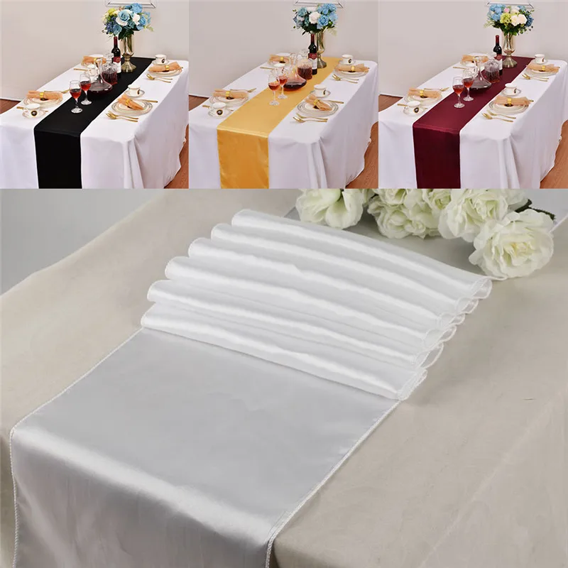 Для вечерние свадебные украшения ткань для дома классический европейский стиль атласный стол бегун современная свадебная площадка Декоративная скатерть