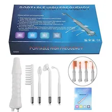 Portable High Frequency Facial Hair Spa Massage Relaxation Machine Skin Spot Remover Infrared Device Skin Care Tool