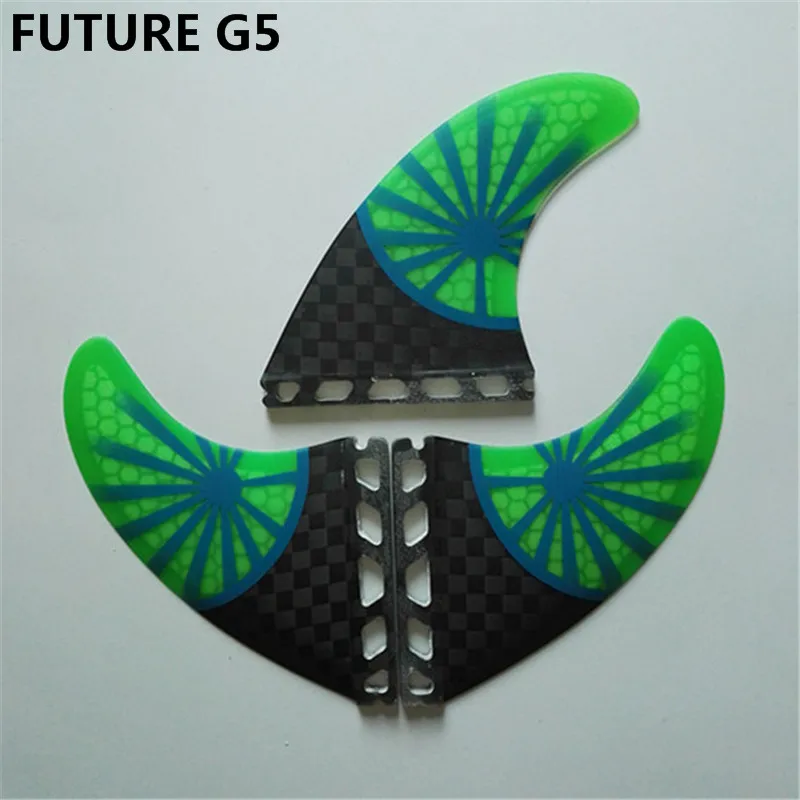 Srfda стекловолокна и вафельная зеленый синий SUP серфинга fin двигателя для будущее box плавники серфинга Размер M/G5 плавники топ качественно