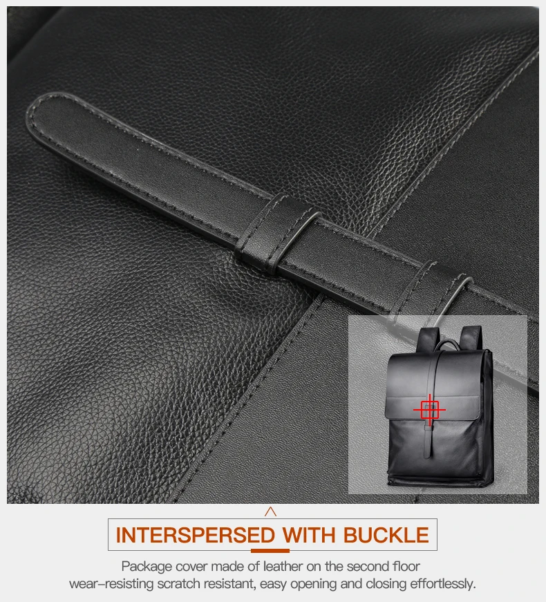 Padieoe роскошный мужской рюкзак из натуральной коровьей кожи для путешествий модный квадратный дизайн мужская сумка для ноутбука