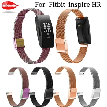 

For Fitbit Inspire HR Band Replacement Milanese Loop Magnetic Stainless Steel Strap Bracelet Betl for Fitbit Inspire Accessories