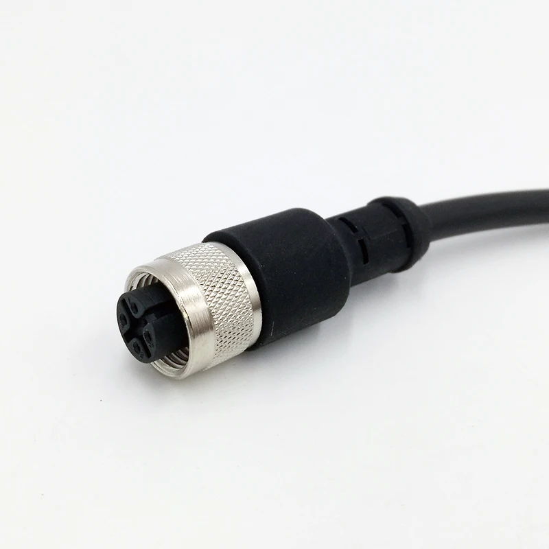 M12 кабель для подключения датчика двойной головкой мужской женский 2 м провода водонепроницаемый 4Pin 5Pin 8Pin тип A