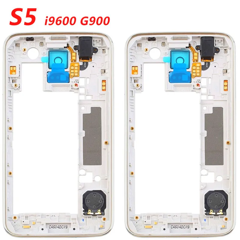 

Replacement Middle Bezel Back Frame Housing Cover For Samsung Galaxy S5 i9600 G900F G900H Mobile Phone Parts And Accessories