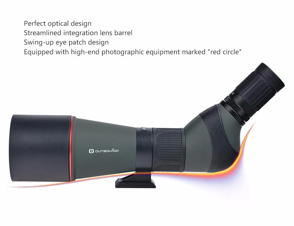 JouFou 20-60X80 Tripod Monocular Zoom Waterproof Alloy Lens Barrel Telescope Wide-angle Design Telescope Bird Watching (3)