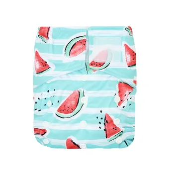 

Miababy( 5pcs/lot) Hook&Loop Onesize Pocket Cloth Diaper,fit 5-15 kg baby,with Stay-dry suede cloth inner