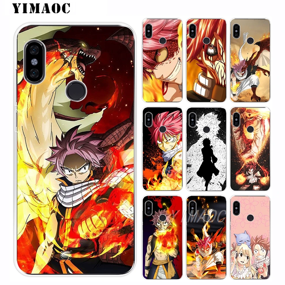 YIMAOC Natsu DRAGNEEL Fairy Tail Soft Silicone Case for Xiaomi Redmi 6 6A 5A 5 S2 Puls Note 8 7 4X 4 4A Pro Go |