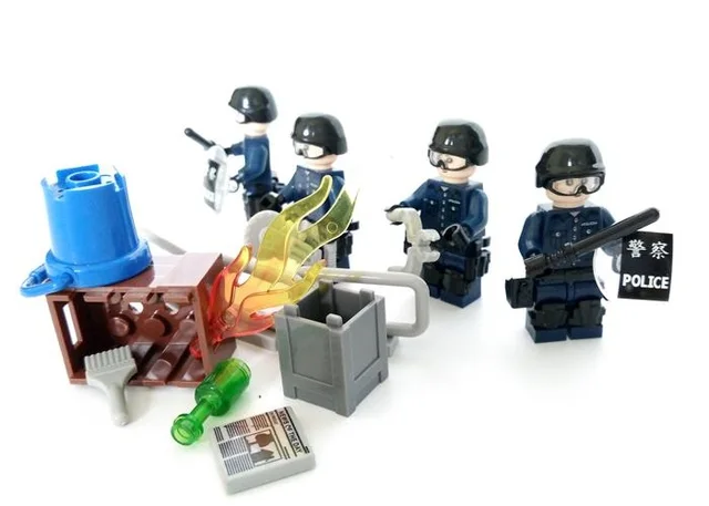Specjalne Squad Tactical Oryginalny Blok Zabawki Akcesoria Miasto