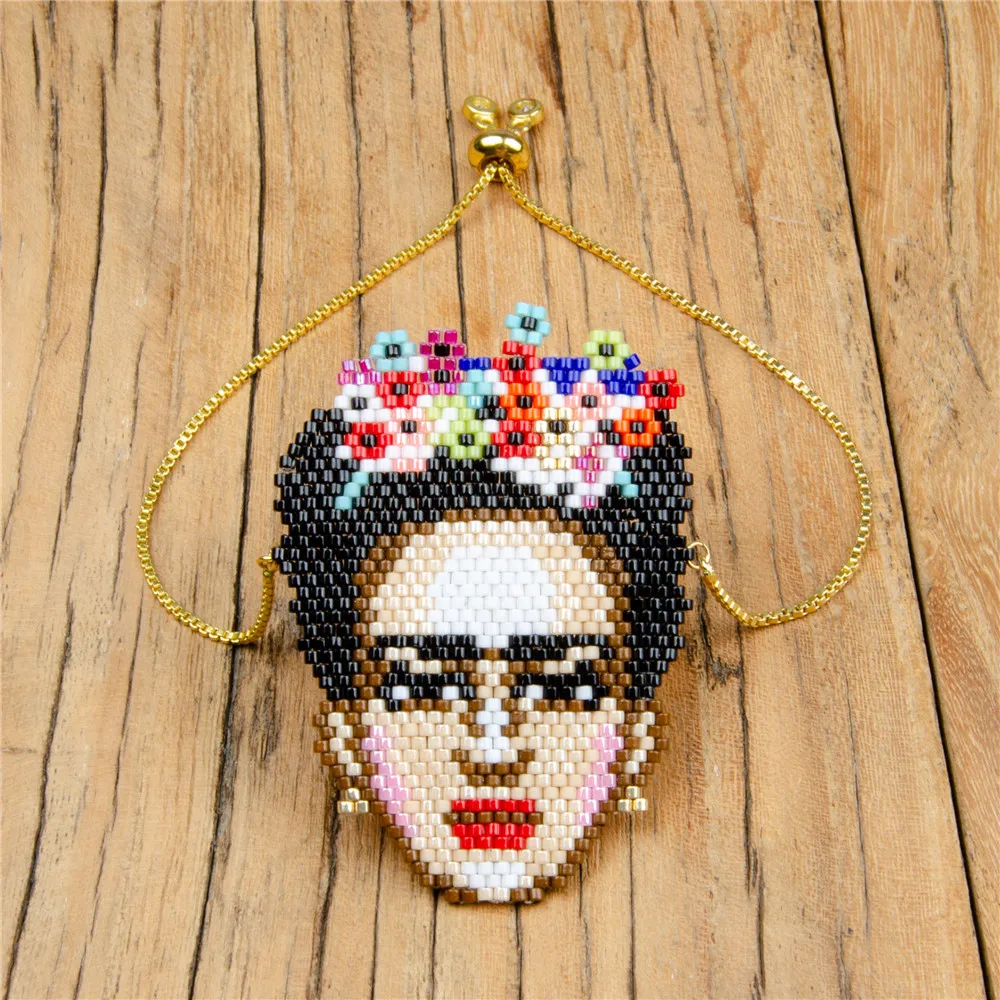 

Luxury brand Woman's accesories punk slipknot miyuki chain bracelet new boho bracelets ladies jewelry mistress gift wholesale