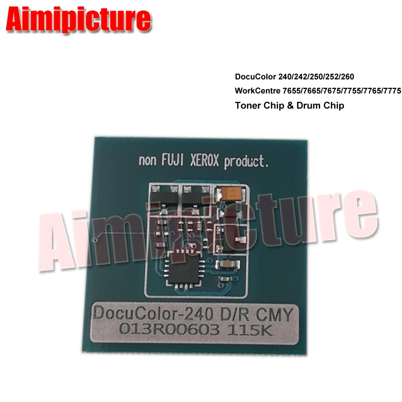 

013R00602 013R00603 Drum Unit Chip For Xerox DC240 240 DC242 242 DC250 250 DC252 DC260 260 WC 7655 7665 7675 24PCS/lot