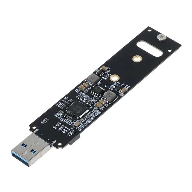 Портативный высокопроизводительный NVME к USB адаптеру M.2 SSD к type-A картам USB 3,1 Gen 2 мостовой чип к M2 SSD Key M для Windows XP/7/