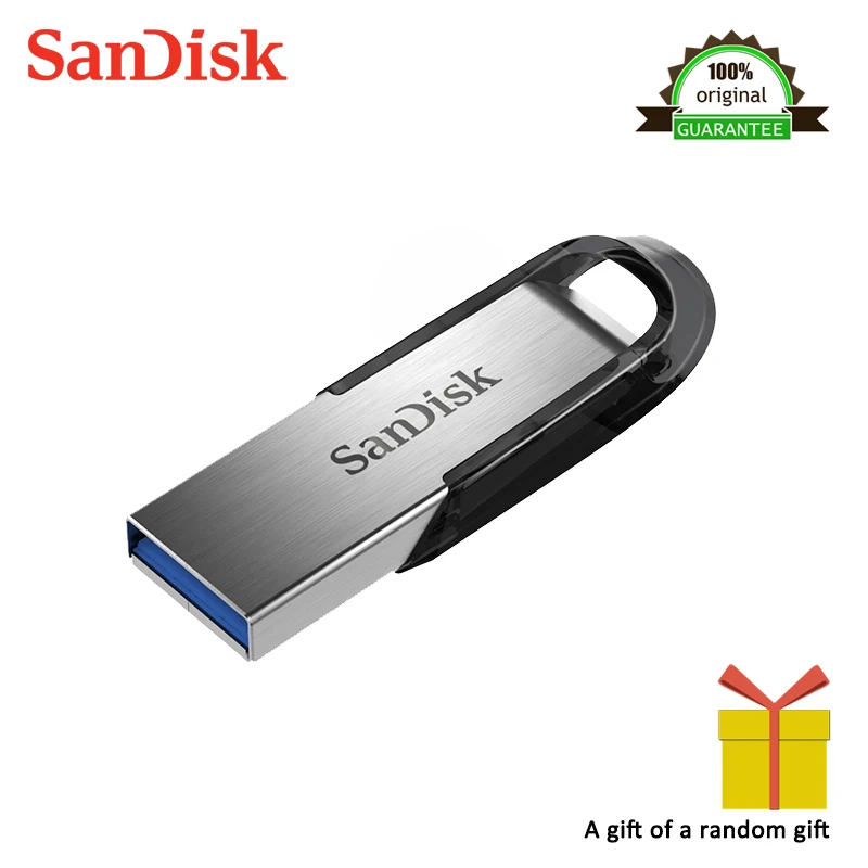 Двойной Флеш-накопитель SanDisk CZ73 USB3.0 флеш-накопитель 64 Гб оперативной памяти, 32 Гб встроенной памяти, супер Скорость USB флеш-накопитель читать Скорость до 150 МБ/с. USB3.0 флешки 16 Гб 130 МБ/с