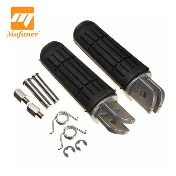 

1 Pair Motorcycle Footrest Foot Pegs For Honda For Yamaha FJR 1300 FZ1 FZ400 FZ6 FZ6R XJ6 XJR For Suzuki