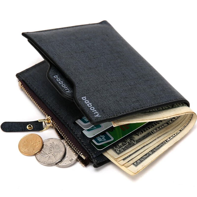 2019 vroče modne moške denarnice Bifold denarnica imetnik osebne izkaznice kovanec torbice žepi sklopka z zadrgo moška denarnica z denarnico torba darilo