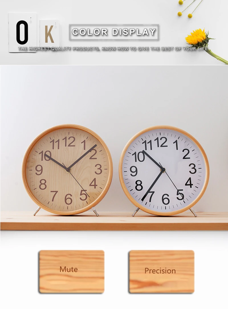 table decoration desk clock led reloj flip pared digital desk watch table clocks vintage mesa de sonido desk clock wood jumping hour (6)