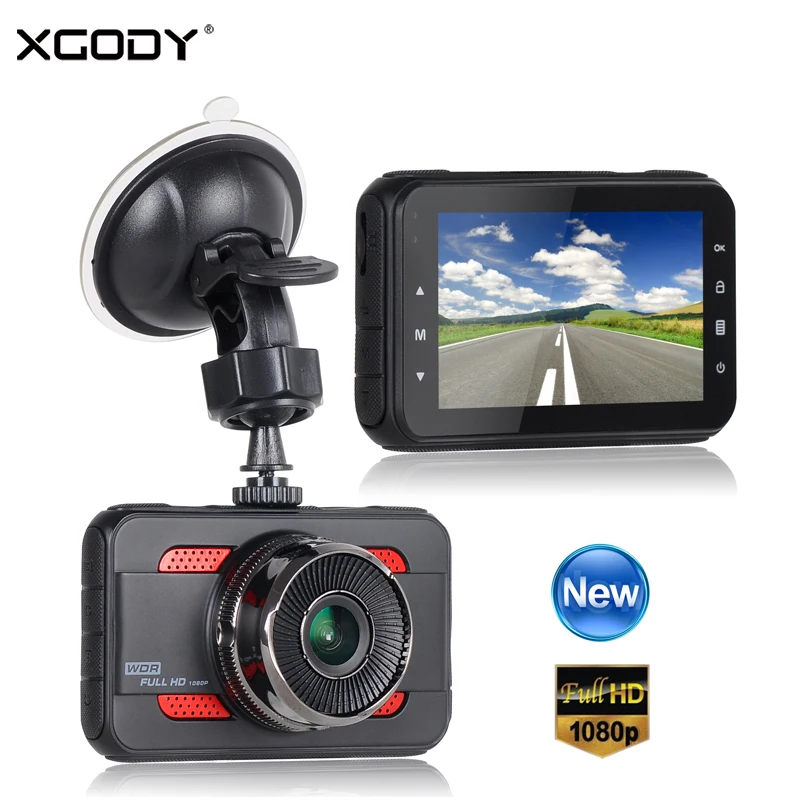 

XGODY A80 3" Car DVR Cam Dash Camera Driving Video Recorder G-sensor Motion Detection Loop Recording Full HD 1080P DVR Dashcam