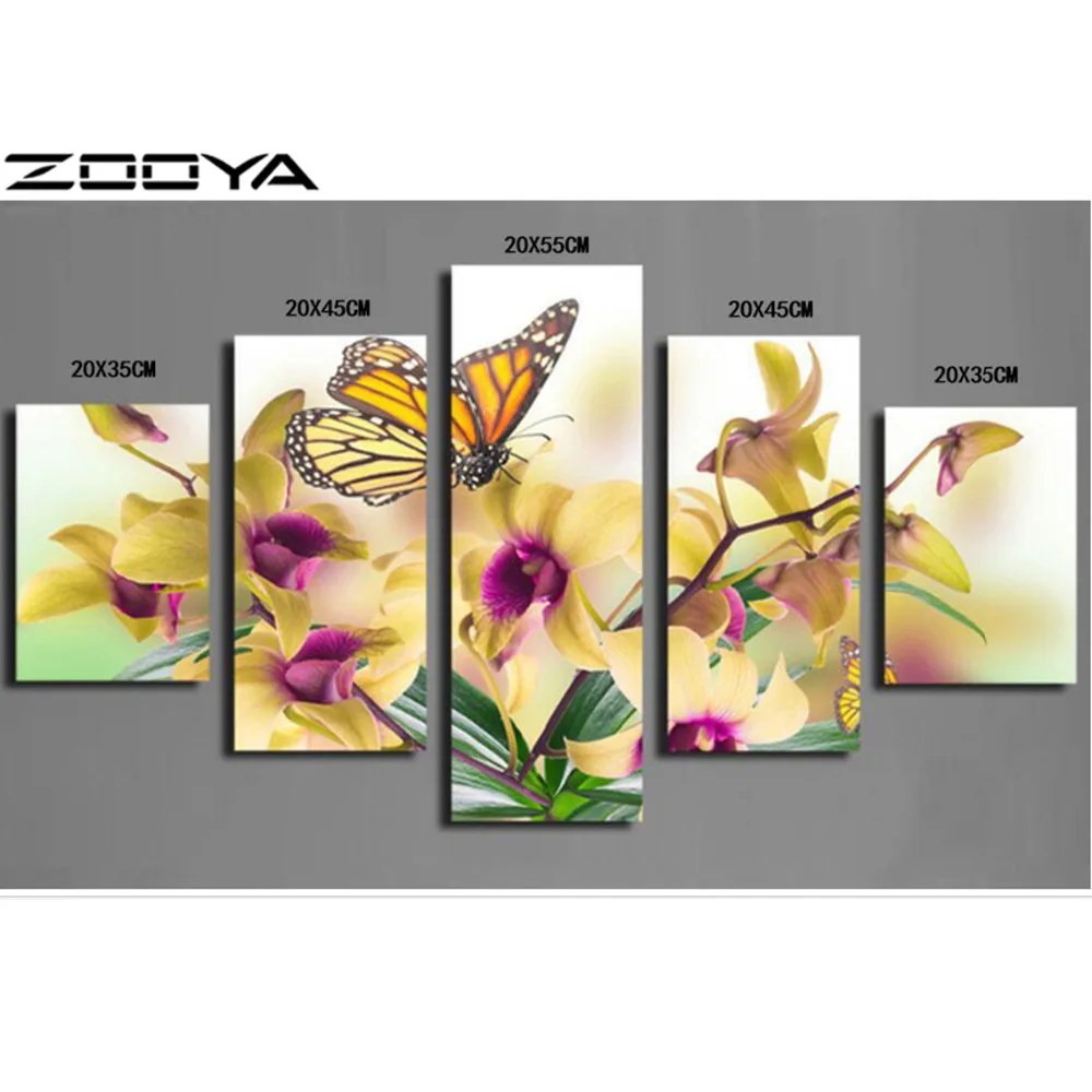 

ZOOYA 3D Diamond Embroidery DIY Diamond Painting Butterfly Rhinestones Embroidery Diamond Cross Stitch Mosaic Pictures AT1720