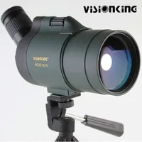 Visionking 25-75x70 водостойкий охотничий зрительный прицел оптический вид Монокуляр Телескоп для наблюдения за птицами/Гольф/стрельба со штативом - изображение